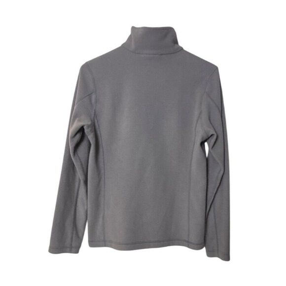 Patagonia Womens 100% Recycled Polyester Gray Fleece Quarter-Zip Pullover Size S - Picture 2 of 6